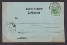 Ansichtskarte Biebrich Rheinland-Pfalz 1898 Schloss Freinsheim Rheinland-Pfalz