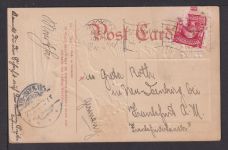 Jugendstil Künstler Litho Ansichtskarte Weihnachten Telegramm Santa Claus