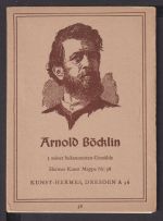Ansichtskarte Arnold Böcklin Erfeinder Jugendstilschrift Kunst Künstler Mappe