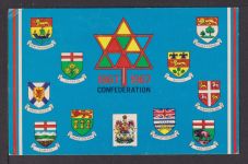 Ansichtskarte Kanada 100 Jahre Confederation 1867 1967 Gotha Thüringen