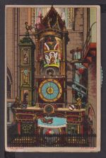 Ansichtskarte Strassburg Elsass Frankreich astronomische Münster Uhr Drehkarte