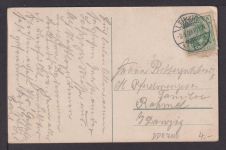 Ansichtskarte Leipzig Sachsen Peterstrasse während der Messe 1909 Danzig Polen