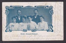 Jugenstil Art Nouveau Musik Ansichtskarte Munsterlager Niedersachsen Ulrich