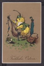 Ansichtskarte Künstlerkarte Ostern Bückeburg Niedersachsen 1916 Stadthagen