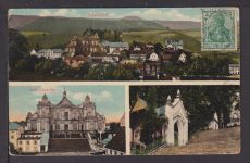 Ansichtskarte Albendorf Schlesien Ostgebiete Wallfahrtskirche 1914 Böhmen