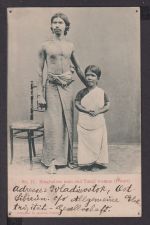 Asien Ansichtskarte Singhalese man and Tamil woman Ceylon Ludwigshafen Rheinland