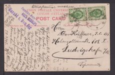 Asien Ansichtskarte Singhalese man and Tamil woman Ceylon Ludwigshafen Rheinland