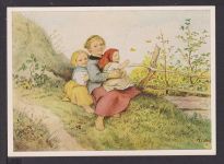 Ansichtskarte Adrian Ludwig Richter Kunstmappe 5 Karten Aquarell Vierfarbendruck