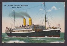 Ansichtskarte Schiffe Schifffahrt Marine D. Prinz Friedr. Wilhelm Bremerhaven