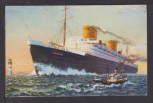 Ansichtskarte Schiffe Schifffahrt Marine Dampfer Europa Bremen Leipzig Sachsen