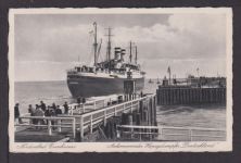 Ansichtskarte Schiffe Schifffahrt Marine Dampfer Deutschland Cuxhaven Hamburg