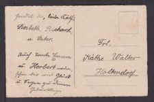 Ansichtskarte Glückwünsche Geburtstag Holtendorf Sachsen