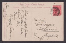 Ansichtskarte Jagd Reiter mit Meute Leamington England Hildesheim Niedersachsen