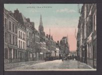 Ansichtskarte Arras Frankreich Rue d Amiens Feldpost 1916 Schaftlding Bayern
