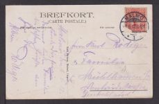 Ansichtskarte Malmö Schweden Stortoget Carl X Gustav 1912 Mühlhausen Thüringen