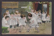 Ansichtskarte Künstler Baby Ringkampf Stettin Ostgebiete Pommern 1905 Berlin