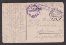 Ansichtskarte Crimmitschau Sachsen Turnhalle 1915 Mühlhausen Elsass Frankreich