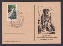DDR Brief Philatelie Stendal schöne Sonderkarte mit tollem Briefmarken Stempel