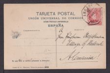 Ansichtskarte Malaga Spanien Katedrale 1908 Ettlingen Baden Württemberg