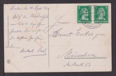 Ansichtskarte Lindau Bodensee Bayern Zeppelin Schiff 1927 München