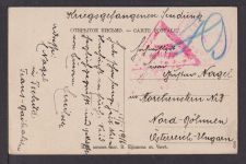 Ansichtskarte 1.Weltkrieg Kriegsgefangenen Sendung Russland Böhmen Tschechien