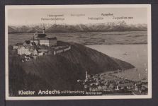 Ansichtskarte Kloster Andechs Bayern Herrsching Ammersee Sulzberg