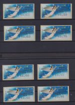 Israel ATM Automatenmarken Luxsus postfrisch MNH 16 Stück