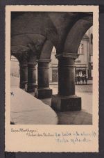 Ansichtskarte Lissa Wartheland Polen Feldpost 1940 Hattersheim am Main Hessen