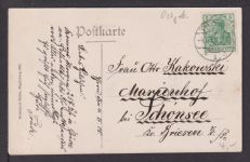 Ansichtskarte Thorn Ostgebiete Pommern Stadt Theater 1908 Schönsee Bayern