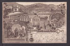 Ansichtskarte Bernkastel Mosel Rheinland-Pfalz Bernk Doctor 1908 Gotha Thüringen