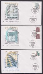 Bund Brief gutes Lot SWK Sehenswürdigkeiten meist Bogenrand Bogenecke als FDC