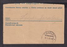 Besetzung Böhmen & Mähren frankierte Postanweisung 2K Hitler Aufbrauch Ganzsache