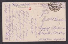 Ansichtskarte Dixmude Belgien Fischmarkt Feldpost 1915 Leipzig Sachsen