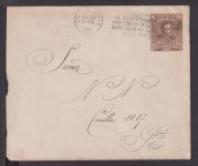 Brief Chile Übersee Ganzsache 1914 Santiago