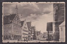 Ansichtskarte Dinkelsbühl Bayern Marktplatz 1915 Seukendorf