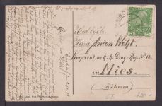 Ansichtskarte Friedland Böhmen Tschechien 1914 Mies