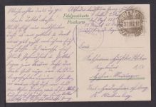 Ansichtskarte Cernay en Dormois Frankreich Feldpost 1915 Hohenmemmingen