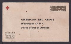 Kriegsgefangenenpost Amerikanisches Rotes Kreuz