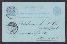 Niederlande Monarchie Königin Wilhelmina I Niederlande Krönungs Ganzsache 1898 n