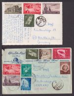 Briefmarken Ägypten UAR Lot von 6 Ansichtskarten und Briefe