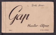 Ansichtskarte Gap Frankreich Heftchen 10 Ansichtskarten Hautes Alpes Hochalpen