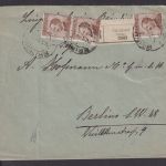 R Brief Brindisi Italien MEF 40 l Berlin Geöffnet Verordnung Reichsgesetz