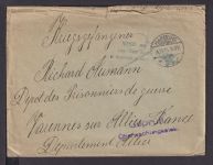 Kriegsgefangenenpost Zensur Brief L3 Vise au Commandemont Regional DBS de... De