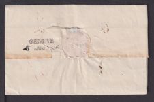 Bahnpost Altdeutschland Preussen Auslands Brief K1 ELBERF 6-7 + roter L1 WP. für