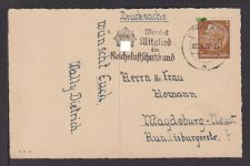 Ansichtskarte Glückwunsch Ostern Breslau Preußen 1932 Magdeburg Sachsen-Anhalt