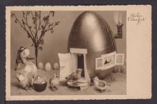 Ansichtskarte Glückwunsch Ostern Breslau Preußen 1932 Magdeburg Sachsen-Anhalt