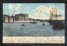 Österreich österr. Post Levante Ansichtskarte Constantinopel 1915 Bern Schweiz