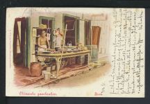Ansichtskarte Weltevreden Niederländisch Indien China Küche 1916 Bern Schweiz