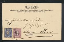 Ansichtskarte Weltevreden Niederländisch Indien Bern Schweiz