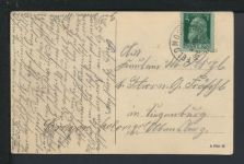 Ansichtskarte Esch Luxemburg ab Feldmoching Bayern 1912 Singenburg Bayern